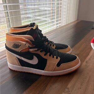 Nike Black and Tan High-Top Sneakers